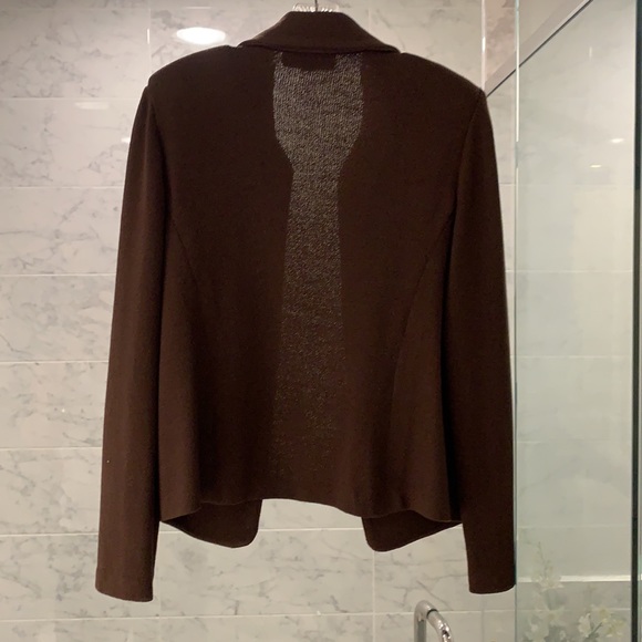 St. John by Marie Gray - Brown Sweater Blazer - Picture 7 of 8